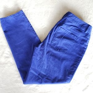Chico's Royal Blue Skinny Jeans Size 1 (size 8)